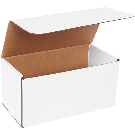 12 x 6 x 6" White Corrugated Mailers