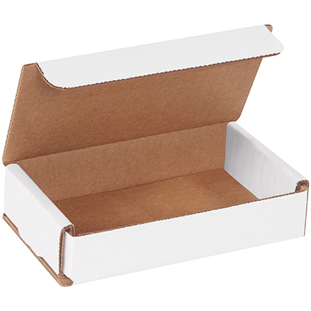 5 x 3 x 1" White Corrugated Mailers