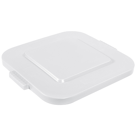 Rubbermaid<span class='rtm'>®</span> Brute<span class='rtm'>®</span> Square Trash Can Flat Lid - 28 Gallon, White